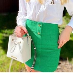 Zara green skirt